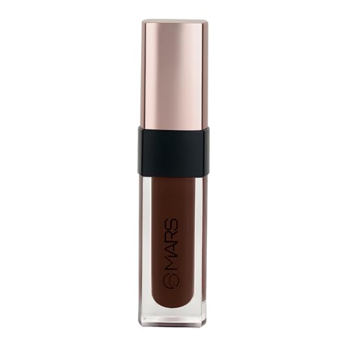 Image of MARS Popstar Non-Drying Liquid Mousse Lipstick for Women with Matte Finish | Lightweight and Non-Sticky Formula | Up to 12 Hour Long Lasting | Transferproof & Waterproof (6.0ml) (26-Brownout)