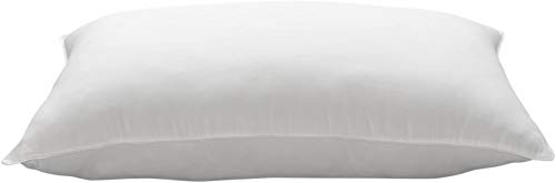Ella Jayne Home Standard Size Bed Pillow- Single White Hotel Pillow- Gel Fiber Filled FIRM Gel Pillow with Hypoallergenic Classic Cover- Best Pillow For Side Sleepers & Back Sleepers