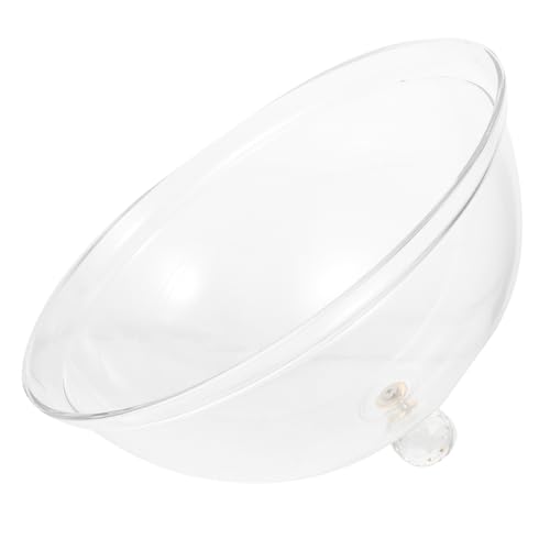 STOBAZA Cubierta De Pastel Conocedor Gourmet Cubreplatos para Comida Tapas Lámina Cúpula Campana De Pan Domo De Queso Plato De Mantequilla con Tapa Domo De Comida Cacerola Acrílico