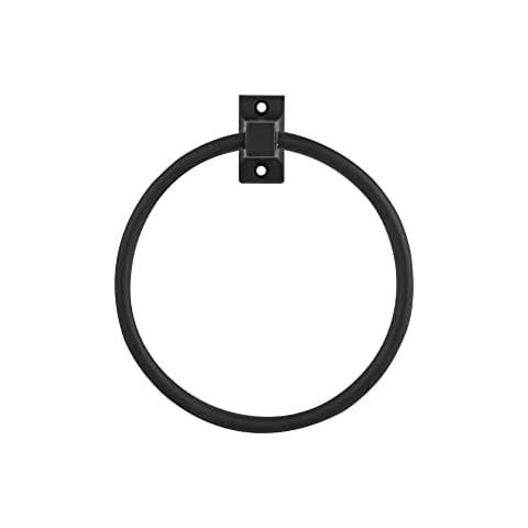 Design House Millbridge Towel Ring, Matte Black Cover