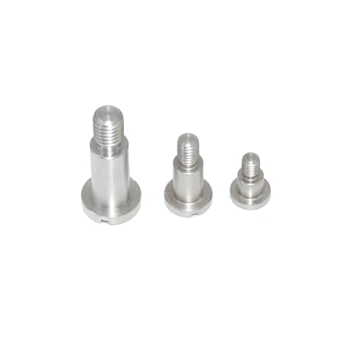Flat Head Screws M3 x 2.5 Pack of 2 A1 Stainless Steel with Slotted and Neck DIN 923, Machine Screw - Rustproof (1.4305) - Image 2