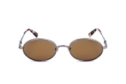 Moncler Sunglasses ML 0224 Tatou 14N Shiny Light Ruthenium, Olive Havana/Lense2