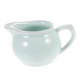 Pot à lait en céramique - fabriqué en céramique, ce pichet à lait est durable et pratique à utiliser.