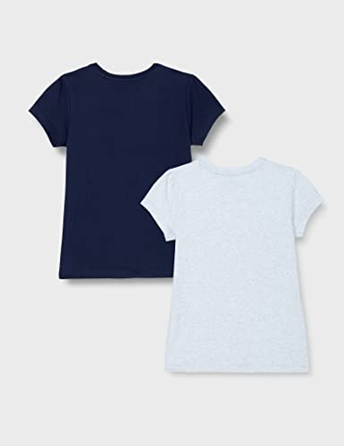 Image of Amazon Brand - Symbol Regular Fit Girls 100% Cotton Solid Print Half Sleeves T-Shirt | Age 2-12 Years