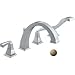 Delta T4751 Dryden Roman Tub with Hand Shower Trim