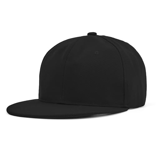 Image of Century Star Snapback Hats for Men Flat Bill Brim Baseball Cap Women Adjustable Hip Hop Style Blank Trucker Hat