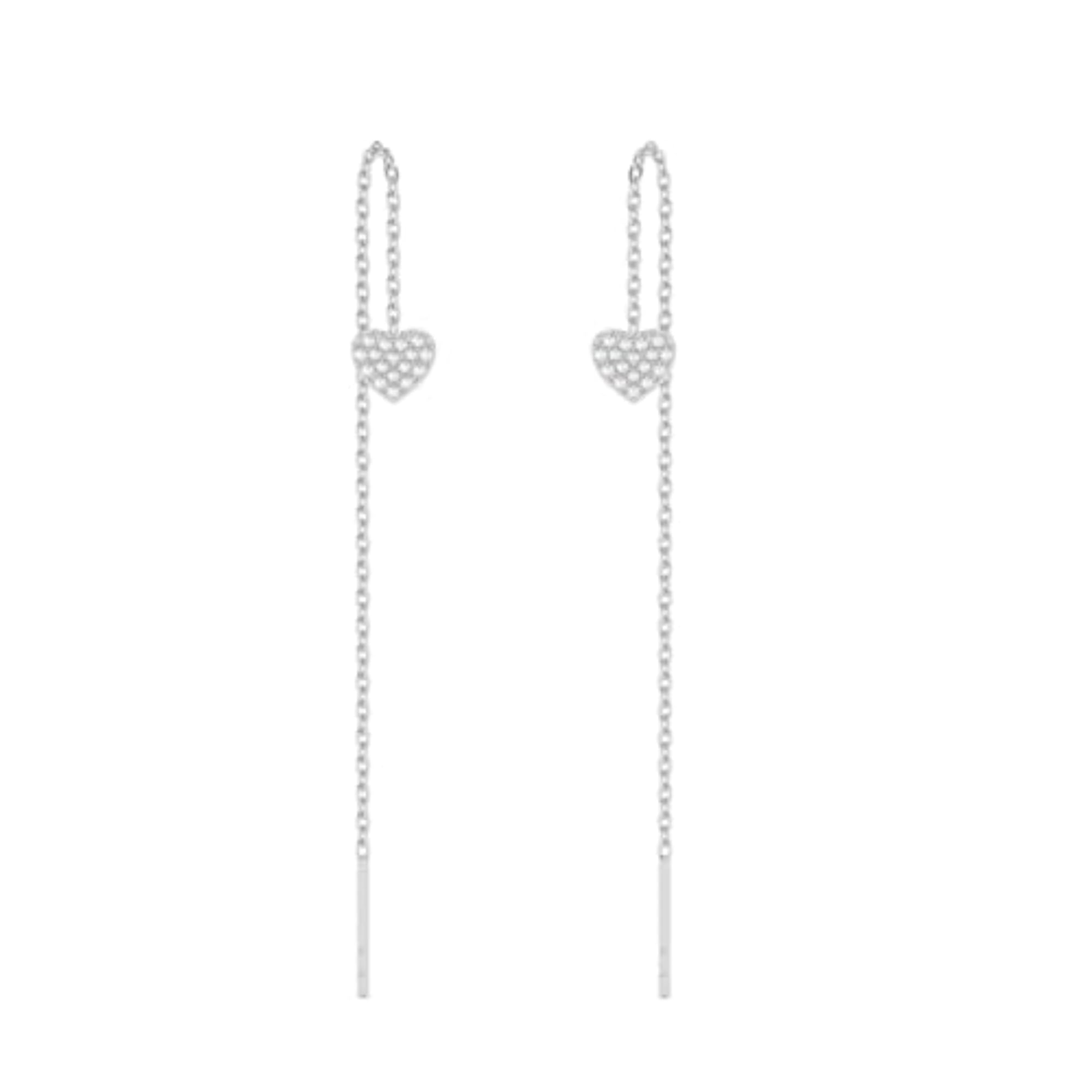 925 Sterling Silver Sui Dhaga Threader Earrings for Women