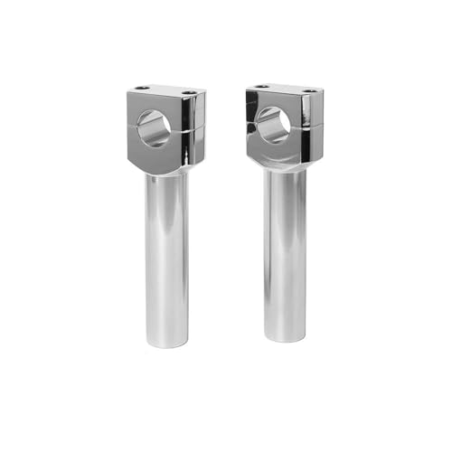 Support de guidon de moto 22mm chrome pour améliorer le confort de conduite en voyage