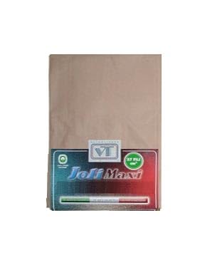Lenzuolo con Angoli Matrimoniale 180x210 Super Maxi – Sotto Lenzuola Elasticizzate in Cotone 100% Made in Italy – Morbido, Traspirante, Tinta Unita, Angolo 25cm (Terra)