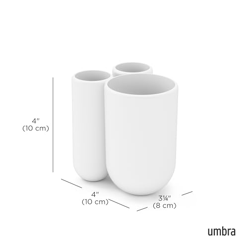 Image of Umbra Touch Toothbrush Holder, White
