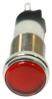 Dialight Led Indicator, Panel, 12.7Mm, Red, 120V - 656-1105-304F
