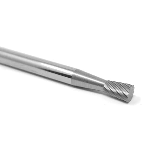 Fresa de carburo sólido SN-42, corte simple, 1/8" x 3/16" miniatura 2