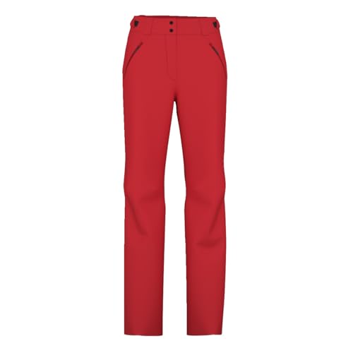 HEAD Women’s Joy Ski Pant – Waterproof, Insulated, Stretch Fabric, Regular Fit, Internal Snow Cuff - Red, X-Small (36)
