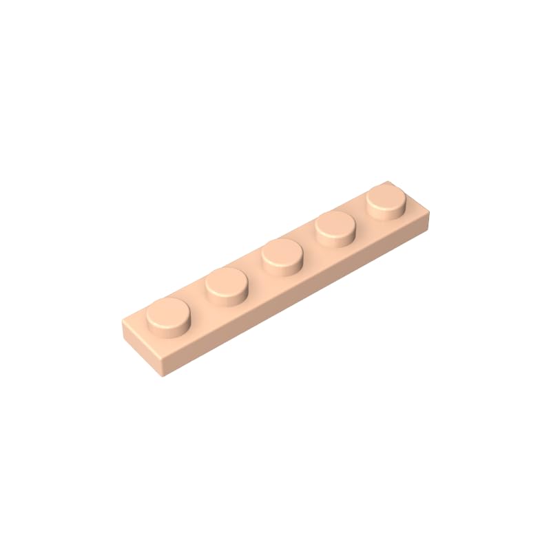 GDS-90026 78329 Foundation Plate 1x5 Base Plate, Light Flesh, 50 PCS โ image 1