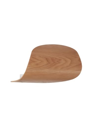 Fabas Luce Pevero Wandleuchte LED 1x18W Metall und Holz Eschenholz