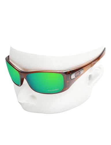Image of OOWLIT Replacement Lenses Compatible with Oakley Hijinx OO9021 Sunglass Emerald Elite Polarized