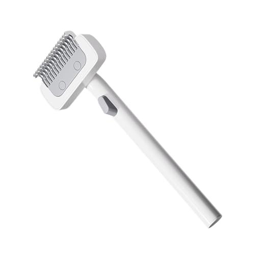 Peine de metal para mascotas para desenredar el cabello: desenredar un peine para perros | Brusca para mascotas | Cepillo portátil para aseo de gatito | Cepillo de gato con buho
