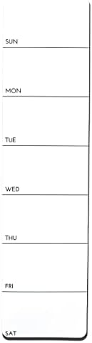 Iconikal Dry Erase Self-Adhesive Static Cling Weekly Planner, White, 14 x 3.5-Inches image 5