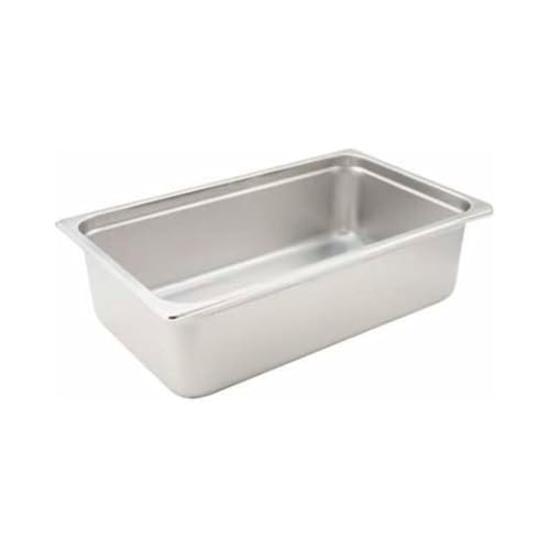 Winco SPJH-106 S/S Full-Size 6" Anti-Jam Pan
