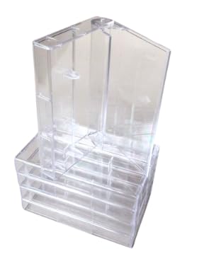 Cassette Tape Storage Cases Clear Plastic (5)