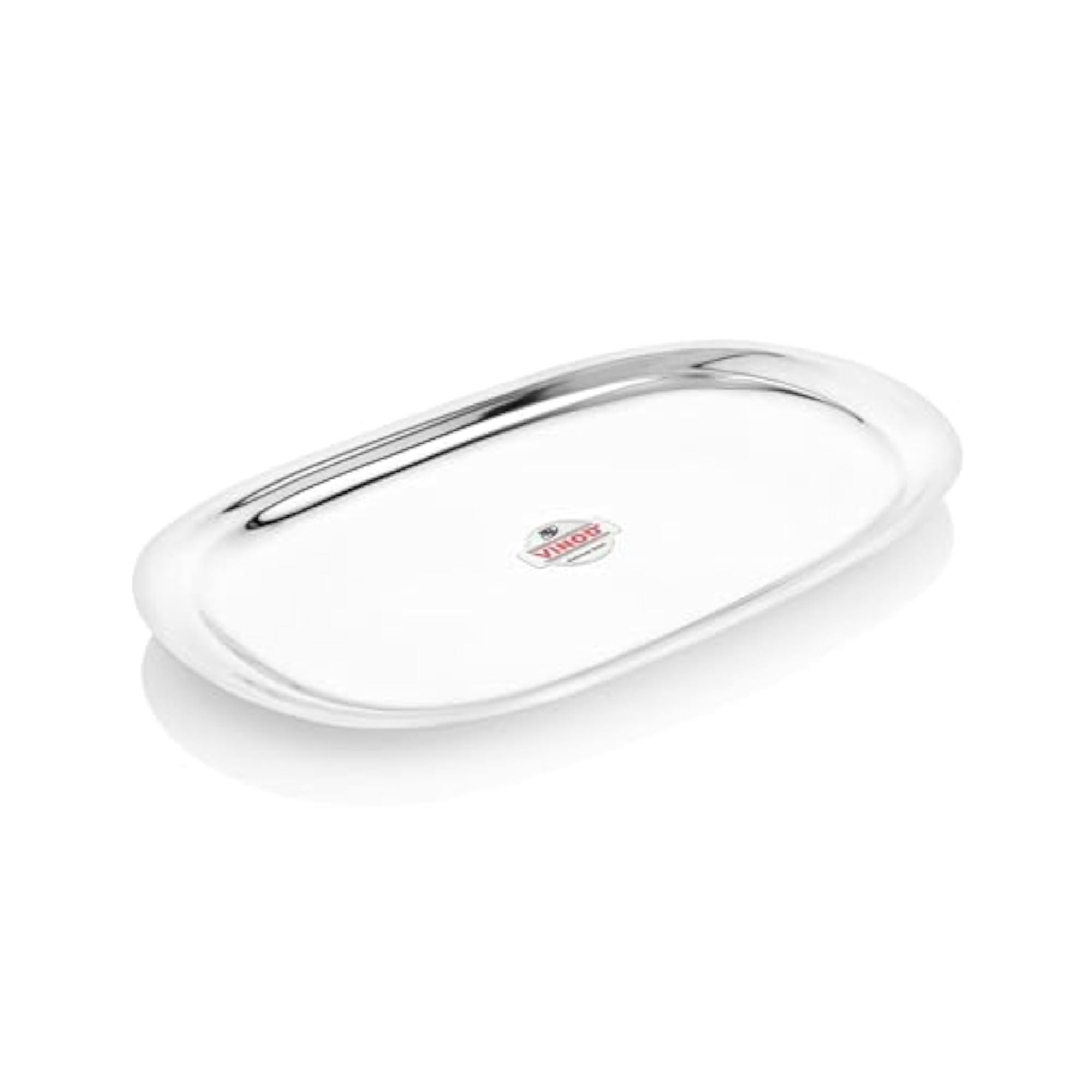 Stainless Steel Salad Tray, Rectangle Serving Tray for Dessert, Snacks & Starter