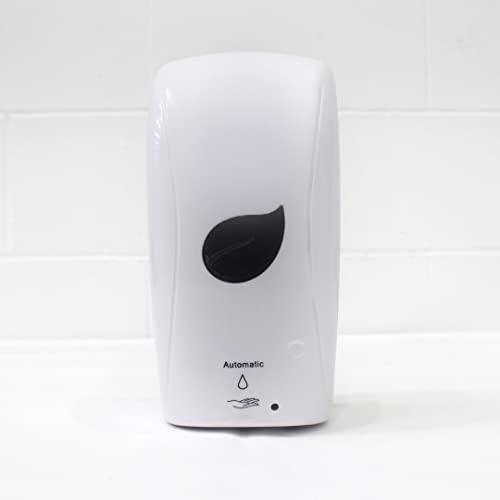 Image of Pegasus Healthcare Hands Free Automatic Soap Dispenser Wall Stand Mount Touchless with Infrared Sensor Operation - White | 1Ltr Capacity
