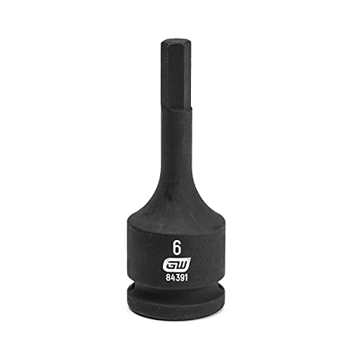 Image of GEARWRENCH 3 /8 inch Drive Hex Bit Impact Metric Socket 6mm - 84391