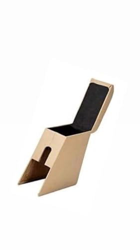 Image of SOROO Car Center Wooden Adjustable Automatic Storage Organizer Console Armrest Support For Spresso beige.