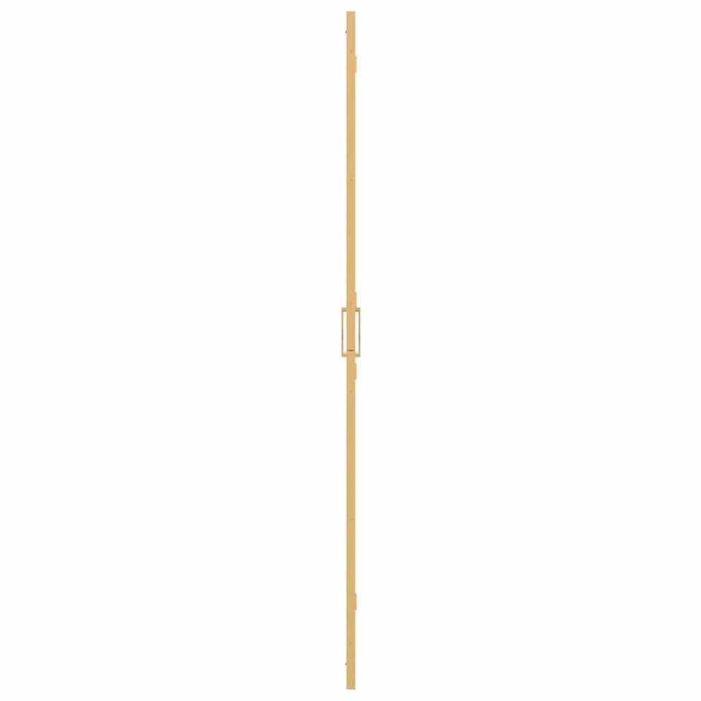 Parete doccia Walk-In Gold in alluminio e vetro di sicurezza monolastra 70x6,5x190 cm pieghevole per bagno con paraspruzzi e moderno divisorio