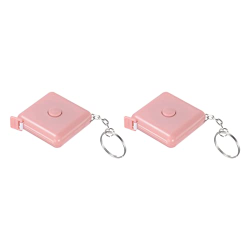 Cinta métrica retráctil rosa claro 1.5 m paquete 2 unid miniatura 1