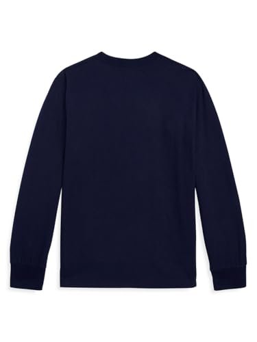 POLO RALPH LAUREN Men’s Polo Ski Cotton Long-Sleeve Tee (Navy, M)2