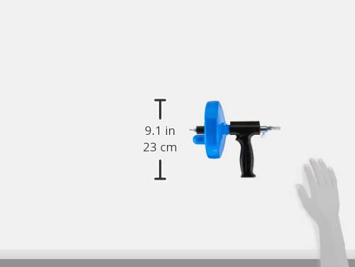 LDR Industries 512 1025 Drum Auger, 25-Feet Plumbing Drill Adapter Snake Clog Remover for Bathtub Drain, Shower and Kitchen Sink - Thumbnail 4