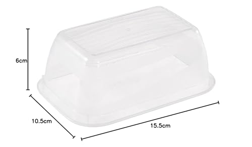 keeeper Frischhaltedosenset 5-teilig, 5 x 0,5 l, 15,5 x 10,5 x 6 cm, Fredo Fresh, Blau Transparent