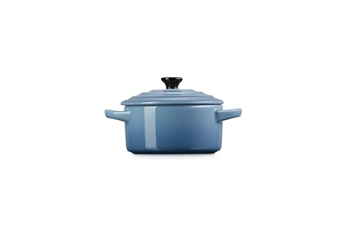 Le Creuset Mini cocotte de cerámica de gres, 10 cm, 0, 2L, Chambray, 71901104340100