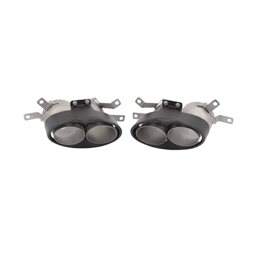 に適合する A6 に適合する A7 に適合する A5 に適合する A4 に適合する A3 アップ RS3 RS4 RS5 排気テールパイプ アップグレード カーボンファイバー マフラーチップ テールパイプ 車用マフラーカッター(RS6)