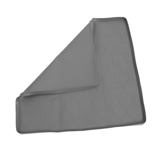 Alfombrilla para debajo del fregadero para armarios de cocina, alfombrilla impermeable para maletero y forro protector de gabinete, tapete de goma gris para fregadero de baño, tapete de secado de
