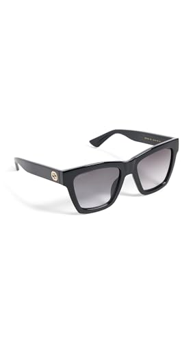 GUCCI SUNGLASSES GG1714S-001 BLACK-BLACK-GREY 54 WOMENS