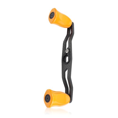 Carretes de pesca con mango de fibra de carbono y accesorios de repuesto