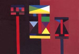 Peinture à l'huile Reproductions de Chanters 1946 : sublimez votre salon contemporain