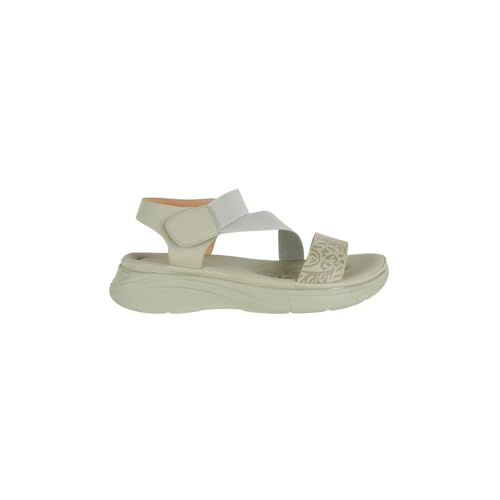 Image of Mochi Women's Synthetic Comfortable Walking Sandal with Floral Strap