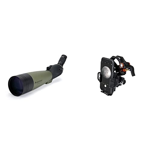 Celestron 52252 100Mm Ultima Zoom Spotting Scope With Universal Smartphone Adapter #TOP5