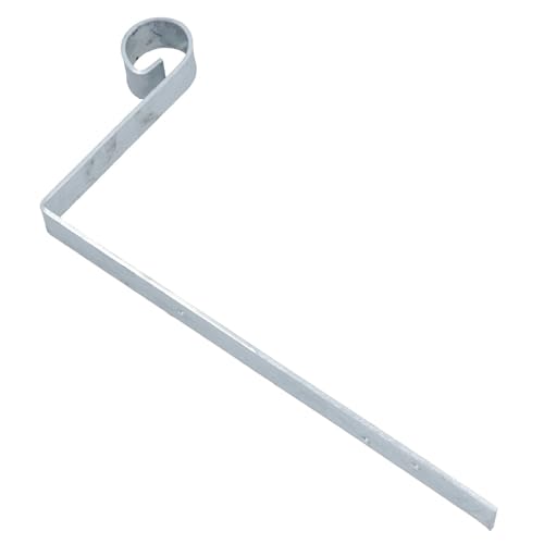 Scrolled Hip Iron 300mm x 150mm Galvanized Bracket Slate Roof Tile 3mm