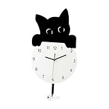 Ioensy Orologio da Parete Decorativo a Forma di [Vuoto], Orologio da Parete Silenzioso, Senza [Vuoto], per Ufficio.