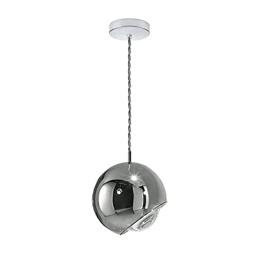 Lustre suspension LED cuisine au design industriel or pour table à manger
