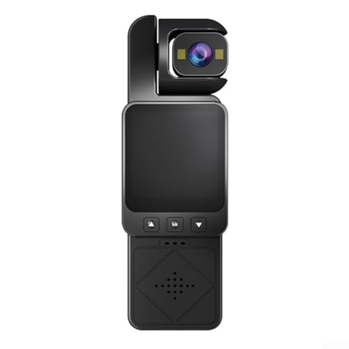 Videocamera portatile WiFi portatile, 1080p HD, visione notturna, per sport all'aria aperta e viaggi, con clip indossabile con obiettivo regolabile e treppiede