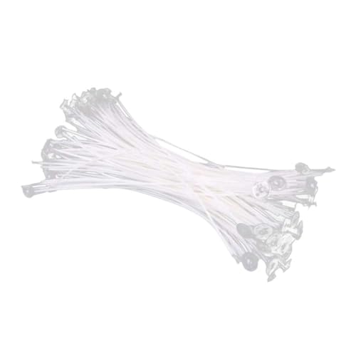 Mechas para Velas de Algodón Natural Preenfundidas OSALADI 100 pcs