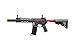 Lancer Tactical Gen 3 M4 Carbine SD AEG Airsoft Rifle with Red Accents (Color: Black)