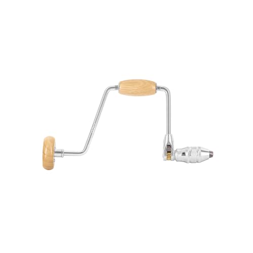 Truper Professional Brace Drill, 12-Inch Length, Wood Barrel & Crank