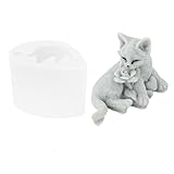 Moldes para Velas,Moldes de Silicona para Velas,Molde de Silicona con Forma de Animales 3D,Para Velas,Jabón,Manualidades Perfumadas (5#)
