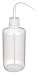 Wash Bottle, Standard Spout, 32 oz, Clear